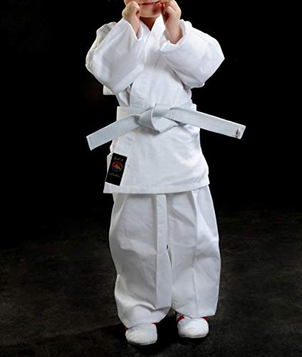 Amazon | 授業用 柔道着 柔道衣 上下白帯セット 愛校 （140~200cm） 加