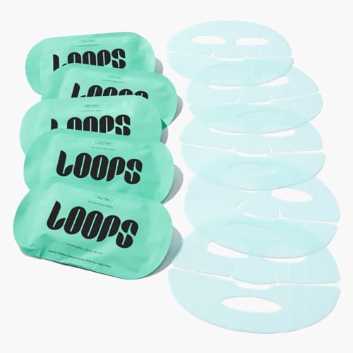 Image of LOOPS Clean Slate - Detoxifying Korean Hydrogel Face Masks, 5pc