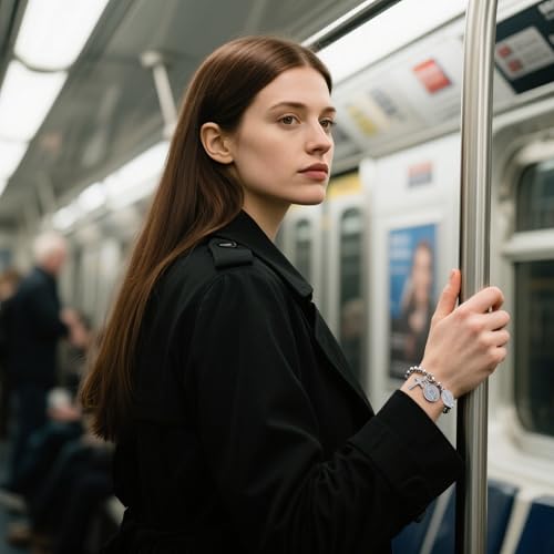 bracelets for women, Womens Cross Christian Jewelry, Stainless Steel Jesus Round Bracelet, Suitable for Weddings, Engagements, Parties, Can Be Given to Friends, Partners, and Relatives4