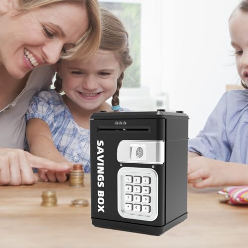 Coffre Électronique à Code - Coffret Jouet Éducatif pour Apprendre à Économiser - 8