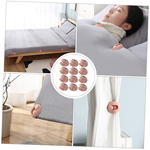 Veemoon 12 Pçs Suporte De Edredom Capa De Cama De Plástico Colcha Acolchoada Suporte De Edredom Capa