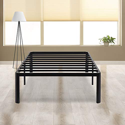Olee Sleep 14 inch Tall Round Edge Steel Slat / Non-slip Support Bed