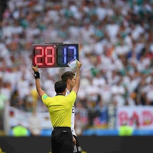 Tablero LED de fútbol doble cara para sustituciones miniatura 4