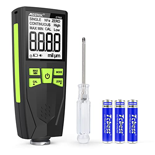 MESTEK Paint Thickness Gauge Digital Paint Depth Gauge