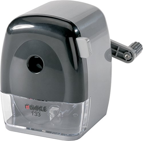 Dahle 133 Pencil Sharpener with Automatic Cutting System, Adjustable Point, Accepts Standard Graphite