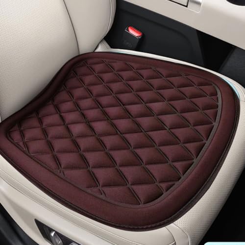 BDZMC Car Seat Covers, Breathable Comfort Seat Protector Cover, Four Seasons Universal 3D Decompression Front Driver Seat Cover, Anti Slip Car Accessories for Most Vehicle Seats, Office Chairs (Red)