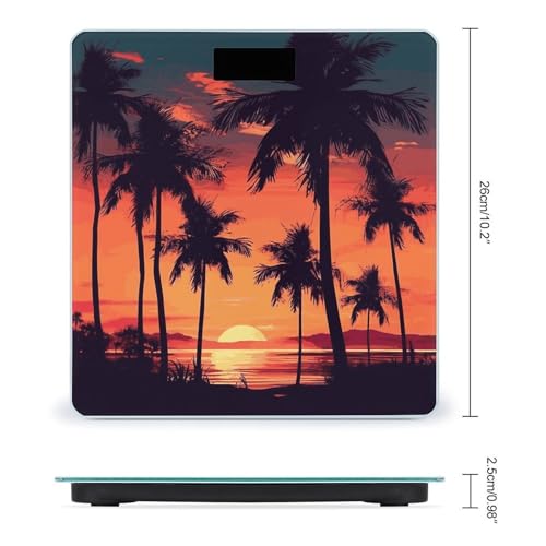 Báscula Digital de Baño FekiLoot con Pantalla Grande miniatura 2