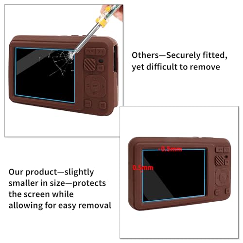 Funda de silicona para cámara Kodak PIXPRO FZ55 color café miniatura 6