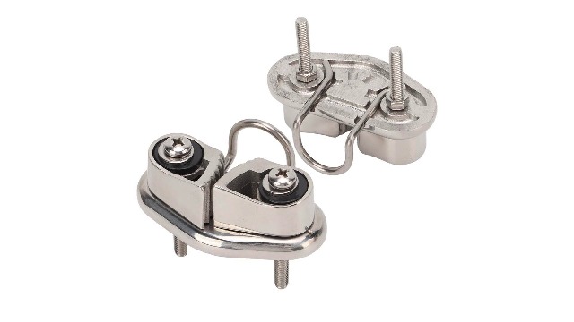 Bitta A Camma Professionale, Acciaio Inossidabile 316 Di Grado Marino Lucidato A Specchio, Per Cavi Da 10 Mm, Ingresso Rapido E Facile Manutenzione, Piccolo E Leggero