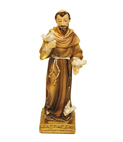 Trofeos Cadenas | San Francisco de Asís. Figura Religiosa, en Resina, de...