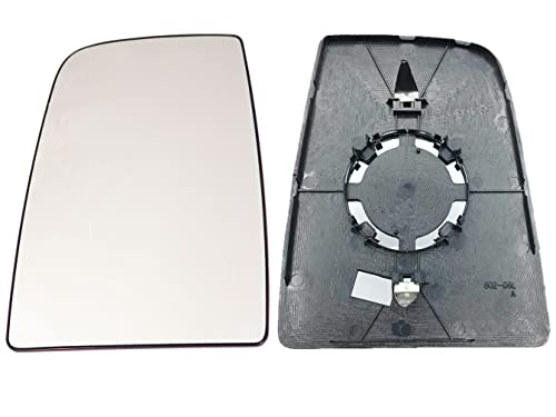 HZ-DESIGN Cristal de Retrovisor Espejo Retrovisor Exterior Cristal Izquierda Compatible Con Ford Transit V363 Desde 2014 Cover