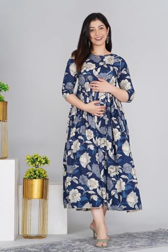 Image of Women's Maternity Kurti for Feeding Zippers |Easy Breastfeeding Kurti for Nursing Pre and Post Pregnancy (Combo of 2 Kurti)