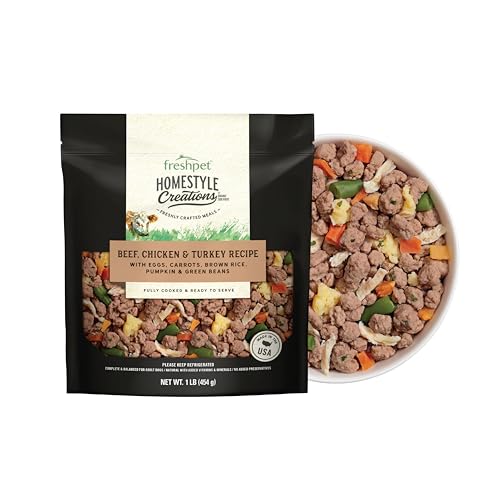 Freshpet Beef, Chicken & Turkey Homestyle Creations Dog Food, 16...