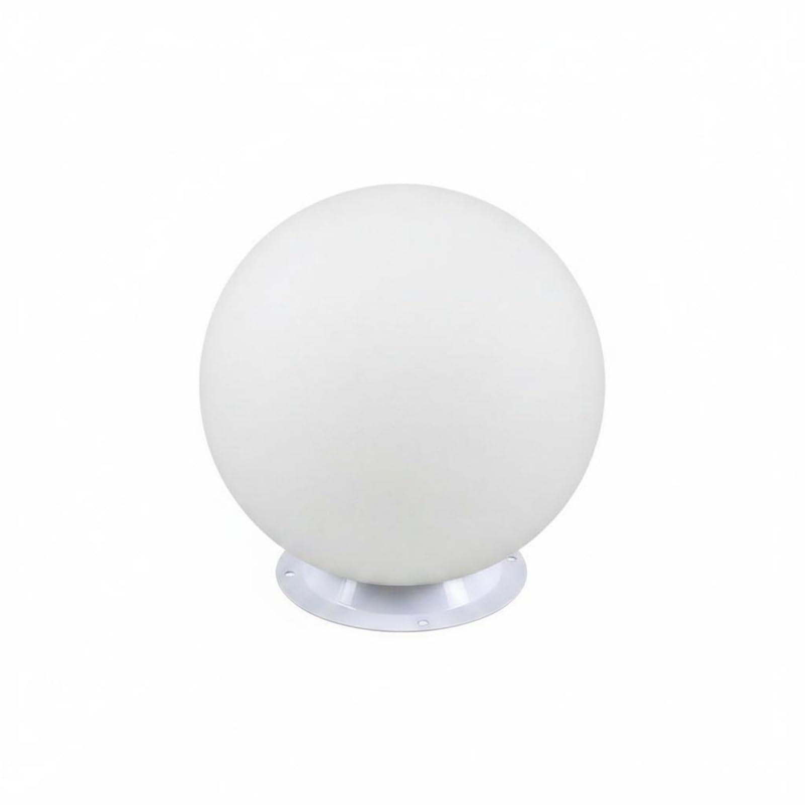 Dusk to Dawn Solar Post Cap Light Energy Saving Spherical Post Light Easy Installation Decorative Globe Lamp Color Changing for Courtyard, Garden, Gate, Fence, Solar-Powered 40CM-picture-19