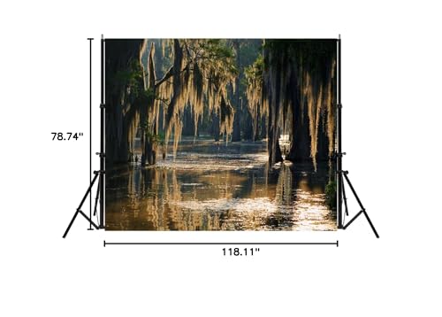 Fondo Fotográfico Vinilo 10x6.5ft Verde Marrón miniatura 5