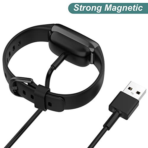 Image of Kissmart for Fitbit Alta HR Charger 2PCS (55cm /1.8ft), Repalcement Charging Cable Cord Charger for Fitbit Alta HR (2PCS - 55cm /1.8ft)