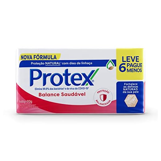 Protex Sabonete Em Barra Balance Saudável 85G 6 Unidades