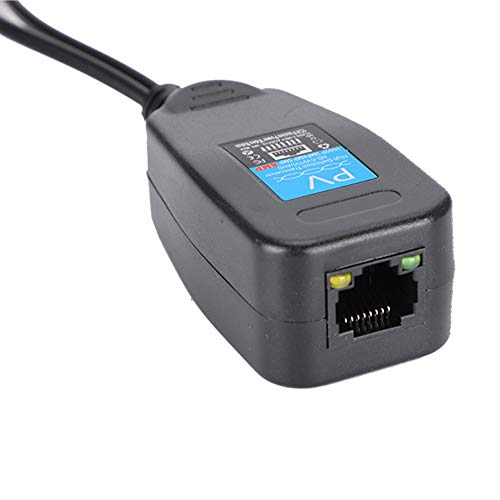 Rj45 Adapter CCTV Poe zu Bnc Konverter Abs Kunststoff 1 Paar Passive CCTV Koax Bnc Video Power Balun Transceiver zu Rj45 Stecker