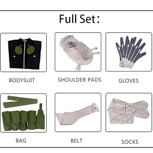 FMPVDI Kaiju no 8 Cosplay Costume Kaiju Cosplay Costume Outfit Kafka Habibi Costume Uniform Jumpsuit Halloween Men