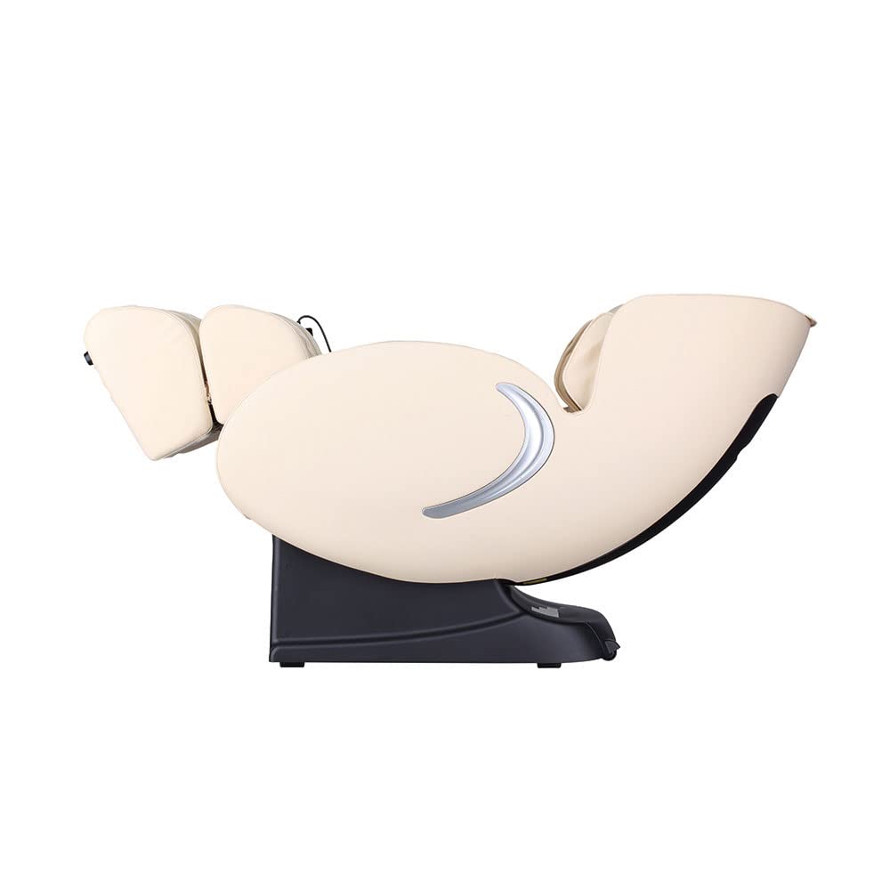 Home Deluxe - Sillón de masaje SONO Beige - incl. función de gravedad cero, Bluetooth y calefacción I Sillón de masaje Sillón relax con función de calor