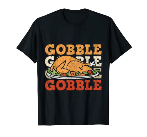 Gobble Gobble Truthahn Thanksgiving Day Family Matching Pajama T-Shirt