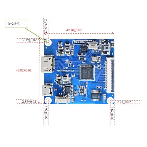 Image of TekGroAml 5 inch 720x1280 IPS MIPI LCD Screen and mini HDMI Driver Board | 16.7M Color Portrait Display Module, SPI & RGB18 Interface, for High-Detail Projects