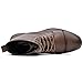 LUODENGLANG Chukka Boots Casual Fashion Oxford Dress Boots Leather Lace Up Desert Ankle Boots Classic For Men Lightweight Anti Slip Brown Dark 46 M 11