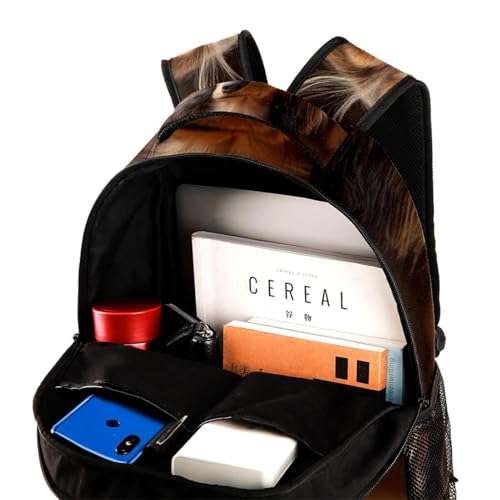 _2025-08-22 154725 Long-Haired Dachshu (1) Backpack Cute Bookbag Durable Daypack for Girl Boy4