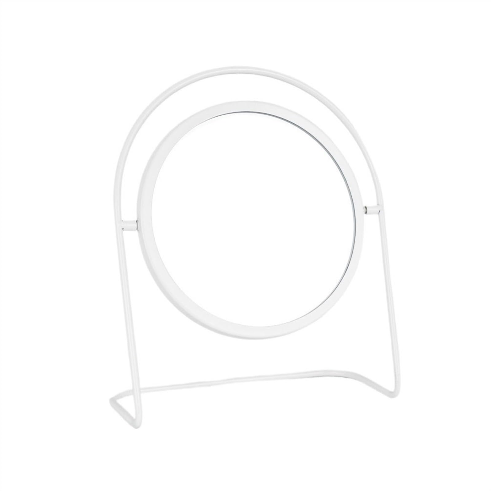 KFGISD, Desktop Makeup Mirror Home Beauty Vanity Mirror Single Bedroom Dormitory Mirror Tabletop Cosmetic Mirror,Tabletop Mirror(White)