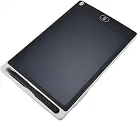 Tablet Infantil LCD Lousa Mágica Escrita Colorida Para Desenho e Estudo Educativo 12 Polegadas (Branco)
