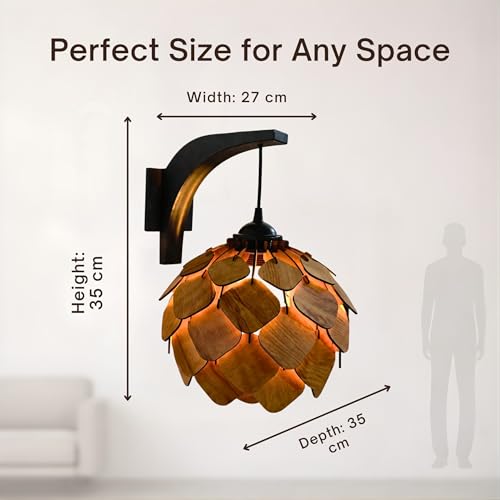 Image of wall lamp for Home decore Cafe decore Hotel Decoration (Lotus 2S)
