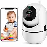 Camera Ip Wifi Giratória 1080p Estilo Babá Eletrônica Com Visão Noturna e Alerta De Movimento Microfone Infravermelho Sem Fio com App Câmera Panorâmica Detecção de Movimento - Premium