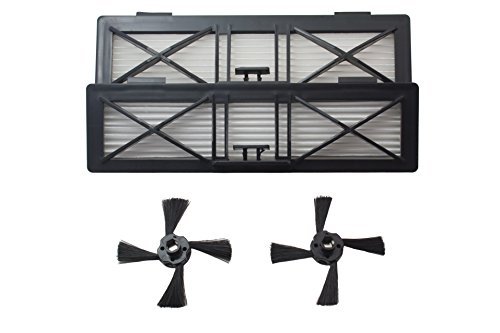 Hannets Ensemble d'accessoires de Haute qualité de Compatible avec Neato Botvac I Kit de Remplacement pour Robot aspirateur Neato Botvac I Série Botvac, Série D et Série Connected No. NBV-2UF-2S