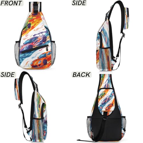 Bolso tipo bandolera unisex para hiking y viajes miniatura 6