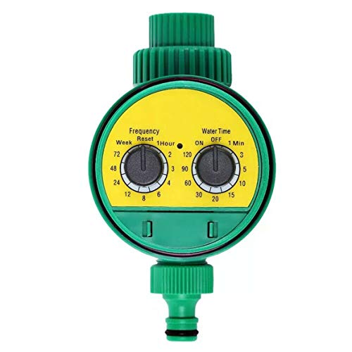 ngzhongtu Automatic Electronic Water Timer For Garden Watering Irrigation System 2 DIALS - Green