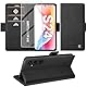 Giyer Handyhülle für Samsung Galaxy S24 5G Hülle mit Schutzfolie, Schutzhülle Galaxy S24 5G PU Leder Wallet Flip Case Standfunktion Kartenfach Klapphülle für Samsung S24 Full Cover (Schwarz)