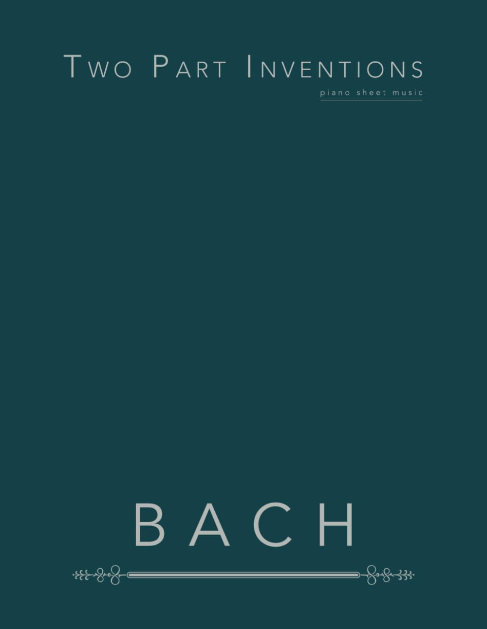Two Part Inventions: piano sheet music