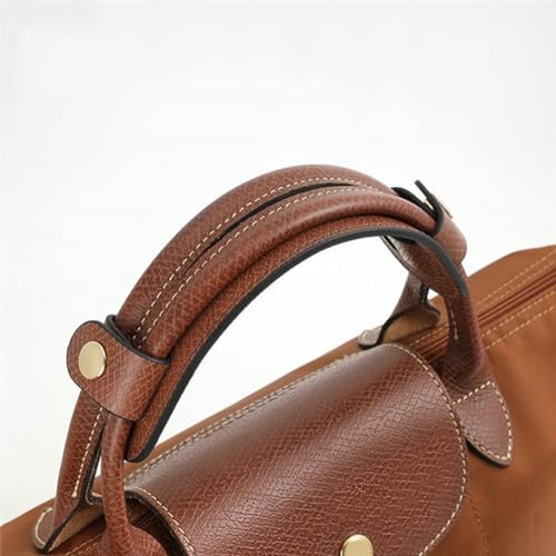 Image of Anti-Skid Bag Shoulder Strap Pad 2 Pcs Leather Shoulder Strap Handle Wrap Cover Comfortable for Tote Crossbody