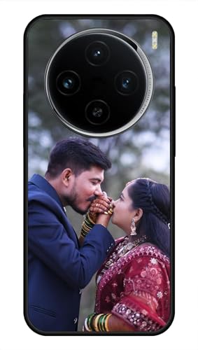 Image of NDCOM for Customised Vivo X100 / X100 Pro Back Cover | Premium Slim Back Cover Vivo X100 | Case DIY Personalised Photo Design | Customized Gift Custom Text Name Printed Metal Case