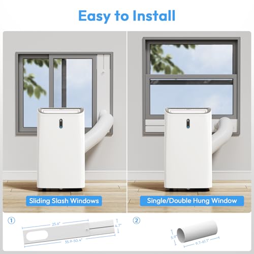 Wiytamo A010U Portable Air Conditioners 14000 Btu With Wifi Enabled,5 In 1 Ac Unit For Home,Large Room,Heater,Dehumidifier & Fan thumb #6