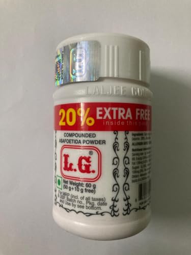 Image of LG LALJEE GODHOO & CO. Asafoetida Powder, 50 G Or 50 G+10 G (Weight May Vary). (Pack of 3)