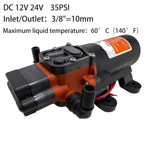 Pompe miniature auto-amorçante 12V à membrane haute performance - 3