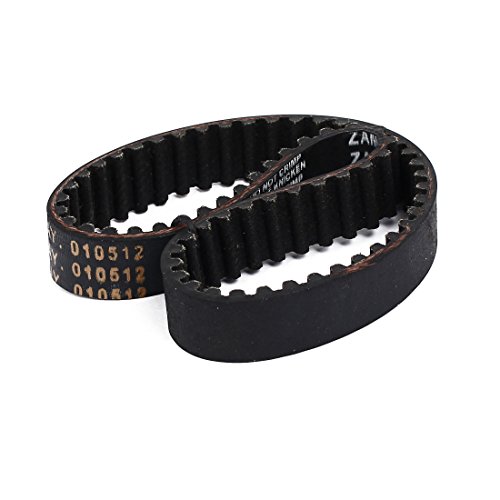 Aexit 5M-330 Rubber Winches, Hoists & Pulleys Closed Loop Timing Belt Black 5mm Pitch Pulleys 14mm Width