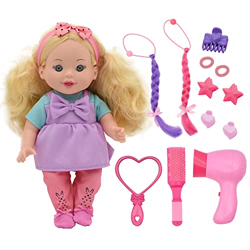 New Adventures Lil Tots: Talking Hair Styling Playset - 16 pc 12