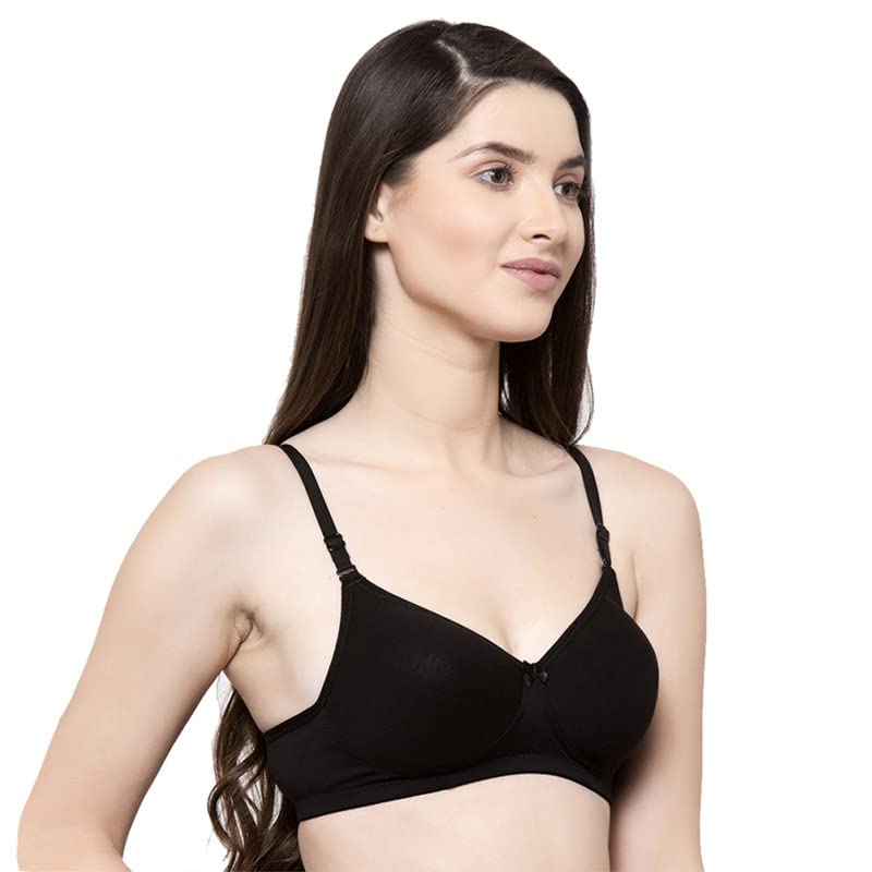 Image of Groversons Paris Beauty Women's Padded, Non-Wired, Seamless T-Shirt Bra (BR184)
