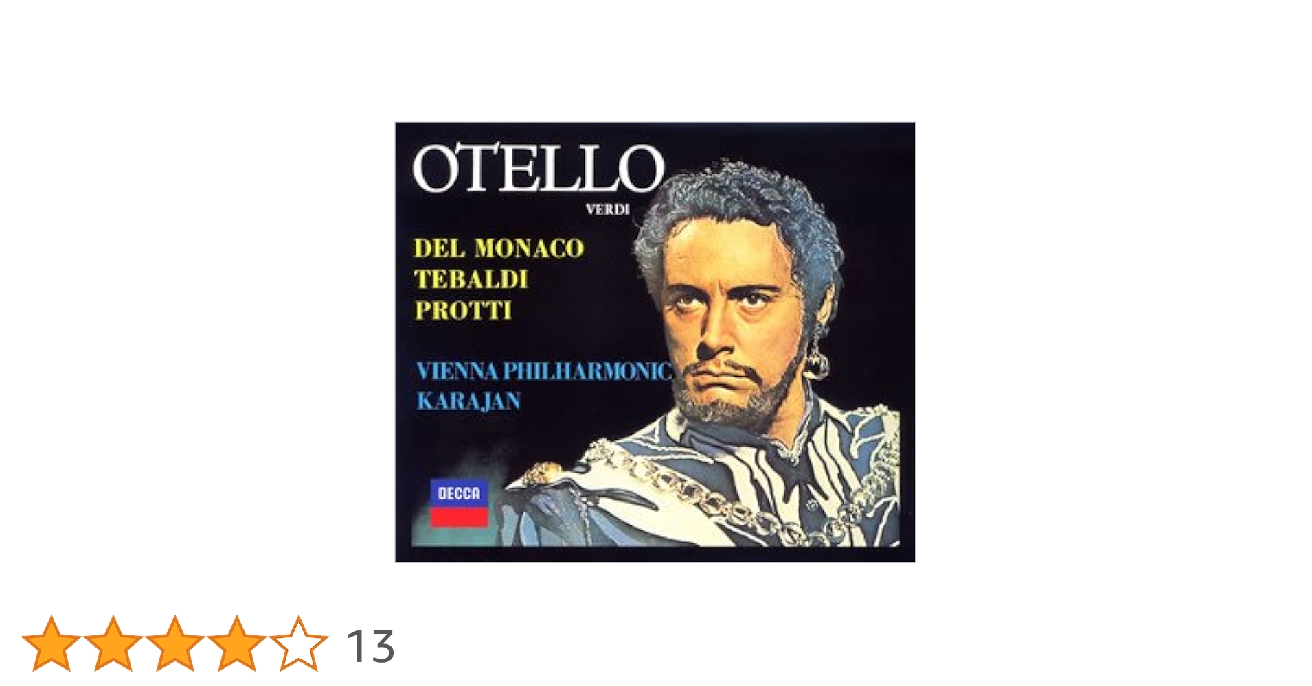 【中古CD】Verdi - Otello ヴェルディ オテロ／MONACO KABAIWANSKA GOBBI Verdi, Tullio Serafin, Coro e Orchestra di Milano della RAI