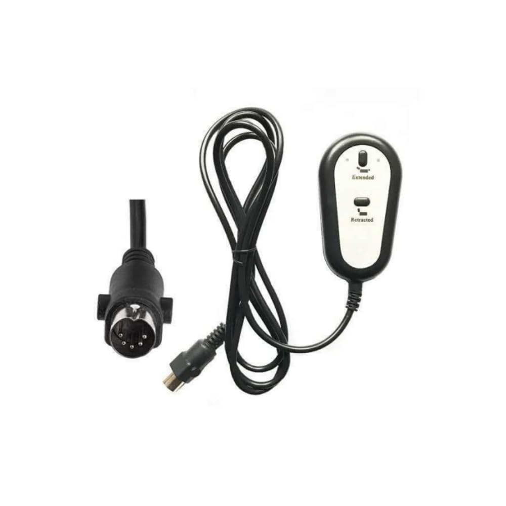 Wokyo Electric Sofa Remote Hand Control Replacement Remote Handset with USB Charging Port One Reset for Power Recliner Lift Chair Flex Steel Furniture 5 Pin 2 Button (Straight Head)