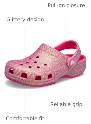 Image of Crocs Kids' Classic Glitter Clog