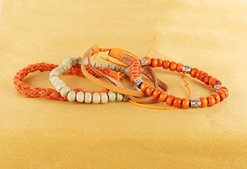 Image of Touchstone Indian Colorful Bead Bracelet Bollywood Beaten Metal Beads Openable Broad Cuff Bracelet in Gold or White Tone for Women.