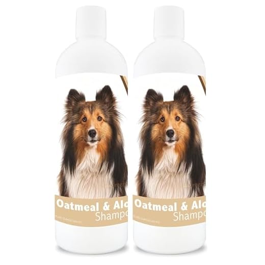 Healthy Breeds Shetland Sheepdog Oatmeal Shampoo with Aloe 16 oz (Pack of 2)